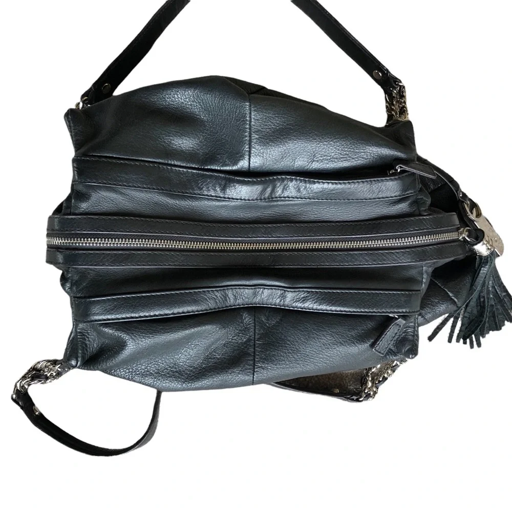 B. Makowsky Black, butter soft handbag - Picture 6 of 11